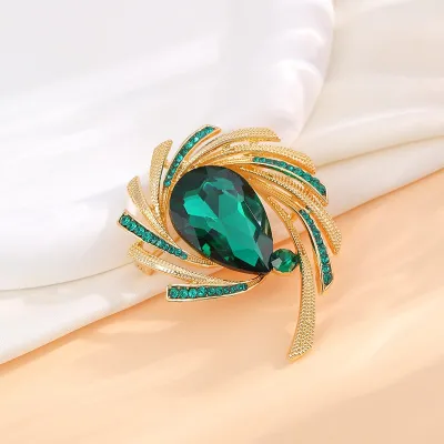 Rhinestone Lapel Colorful Hijab Pin/Brooch